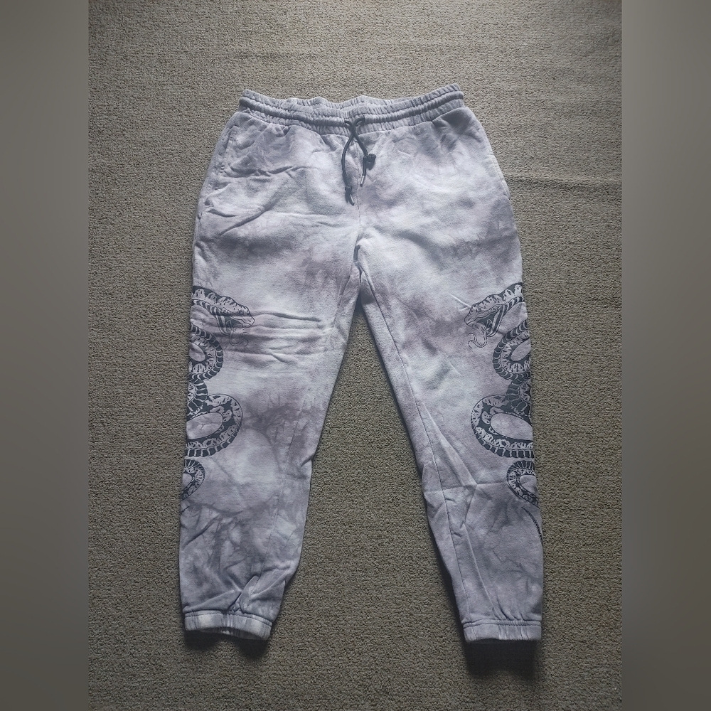 Mens Fashion Nova Tie Dye Sweat Pants XL